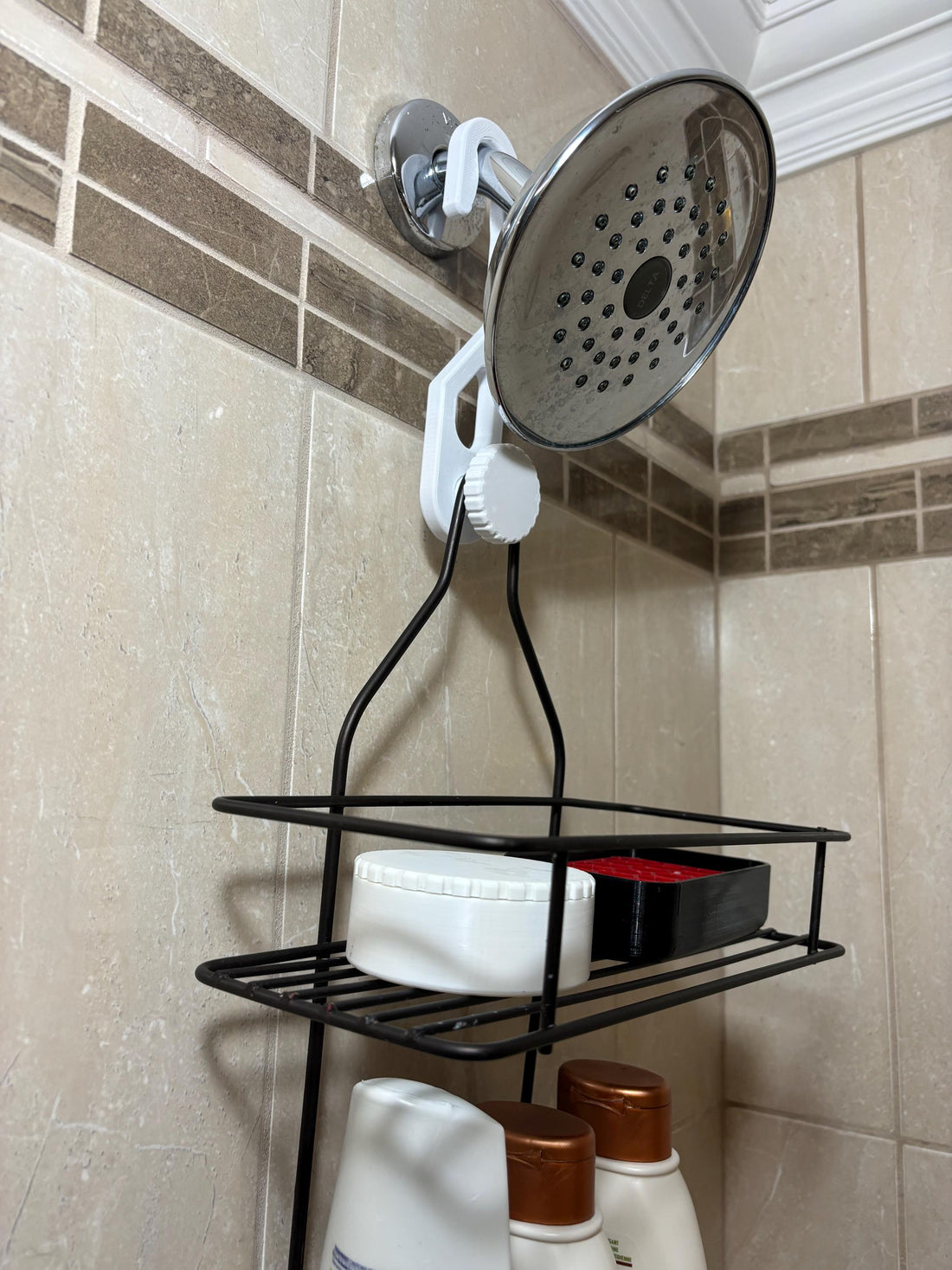 Improve Your Bathroom Storage! Consider a 3D Printed Shower Caddy Extender.