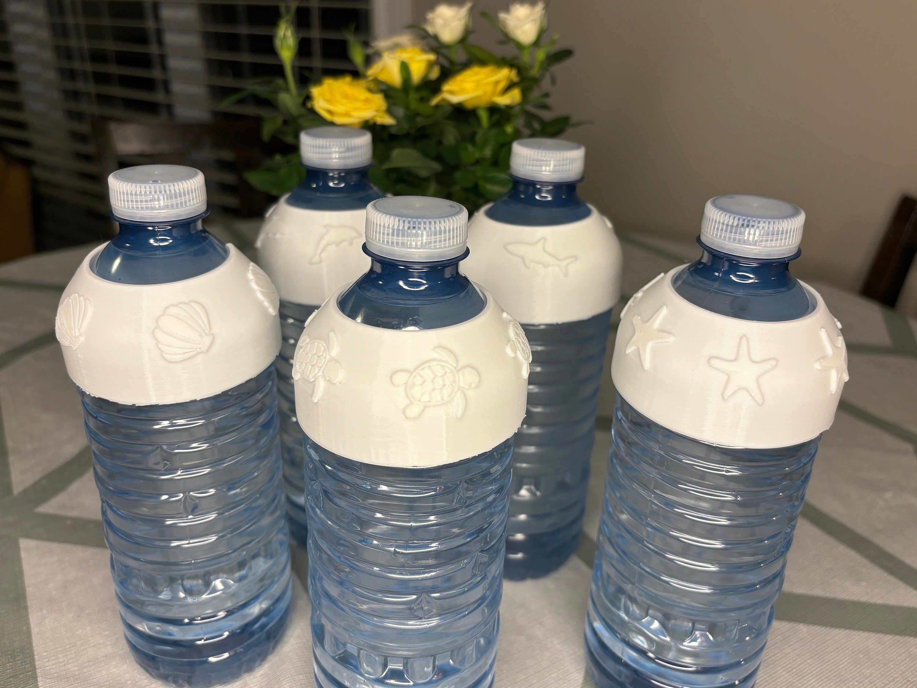 Bottle Tags Reusable Drink Accessory for Bottles and Cups, Durable and Easy to Use ( 5 Pack)