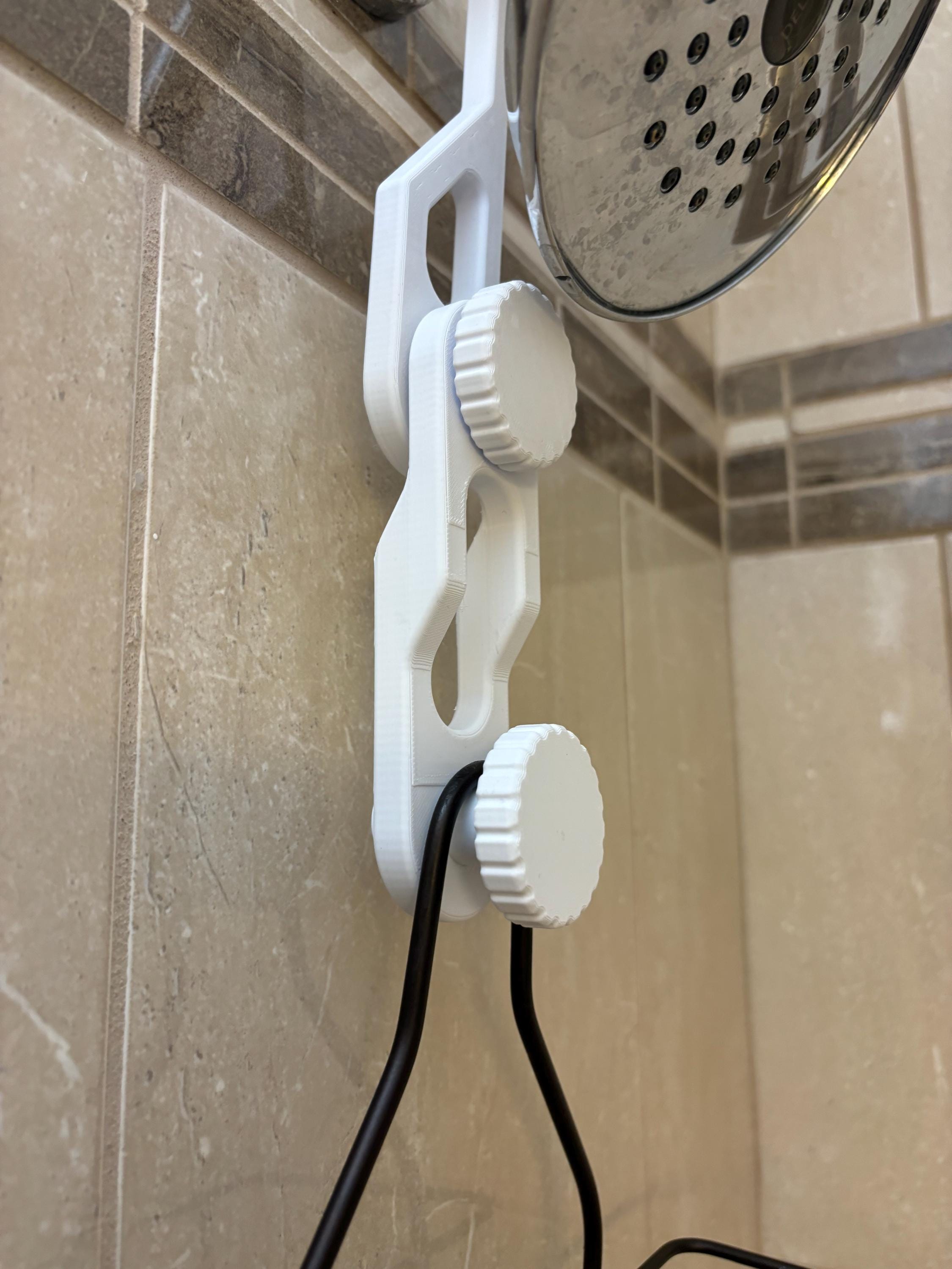 Shower Caddy Extension Hanger with additional 4.5in Extender
