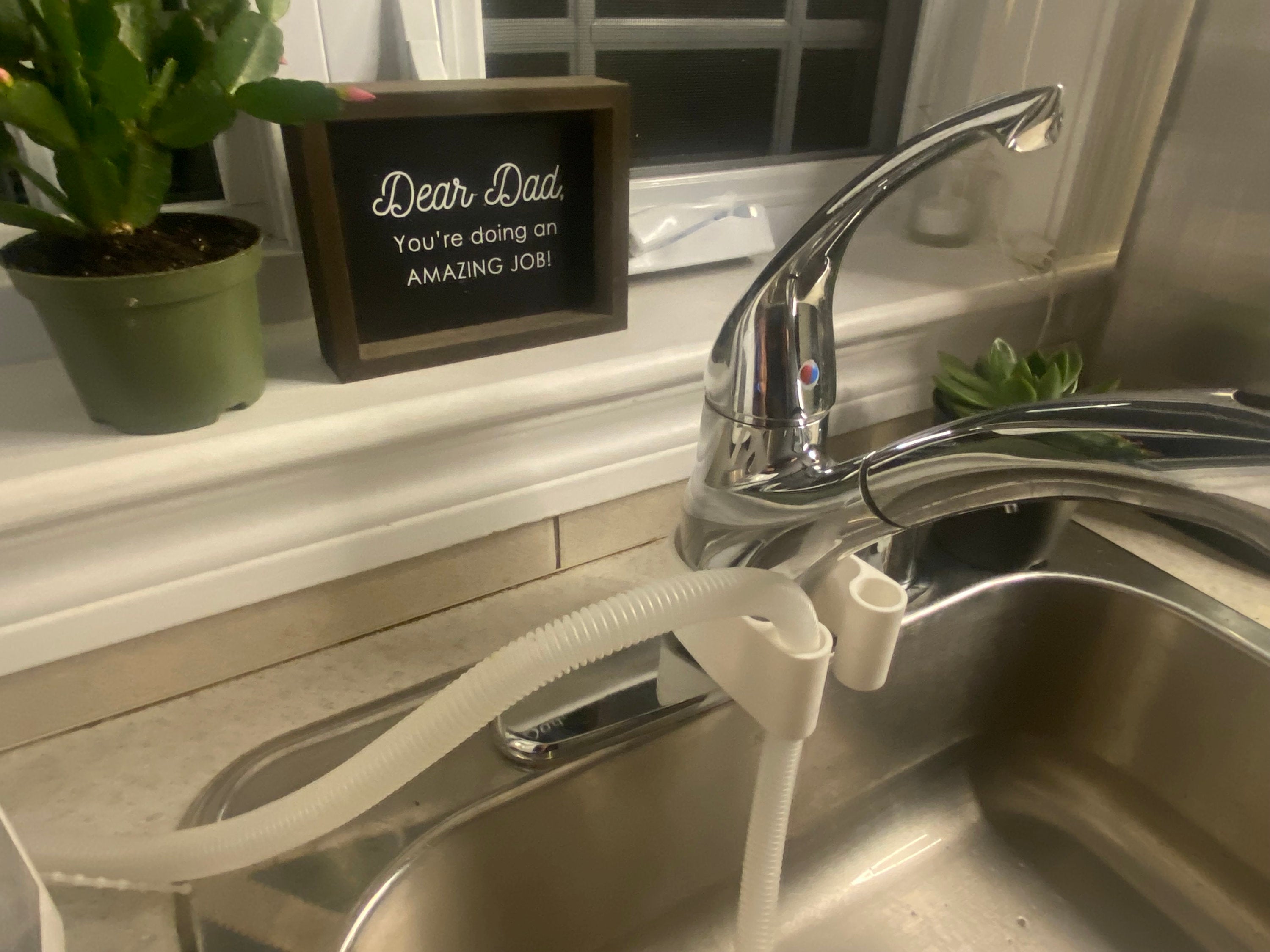 Dehumidifier Sink Hose Adaptor - 3D Printed - Universal Fit (US Shipping Only)