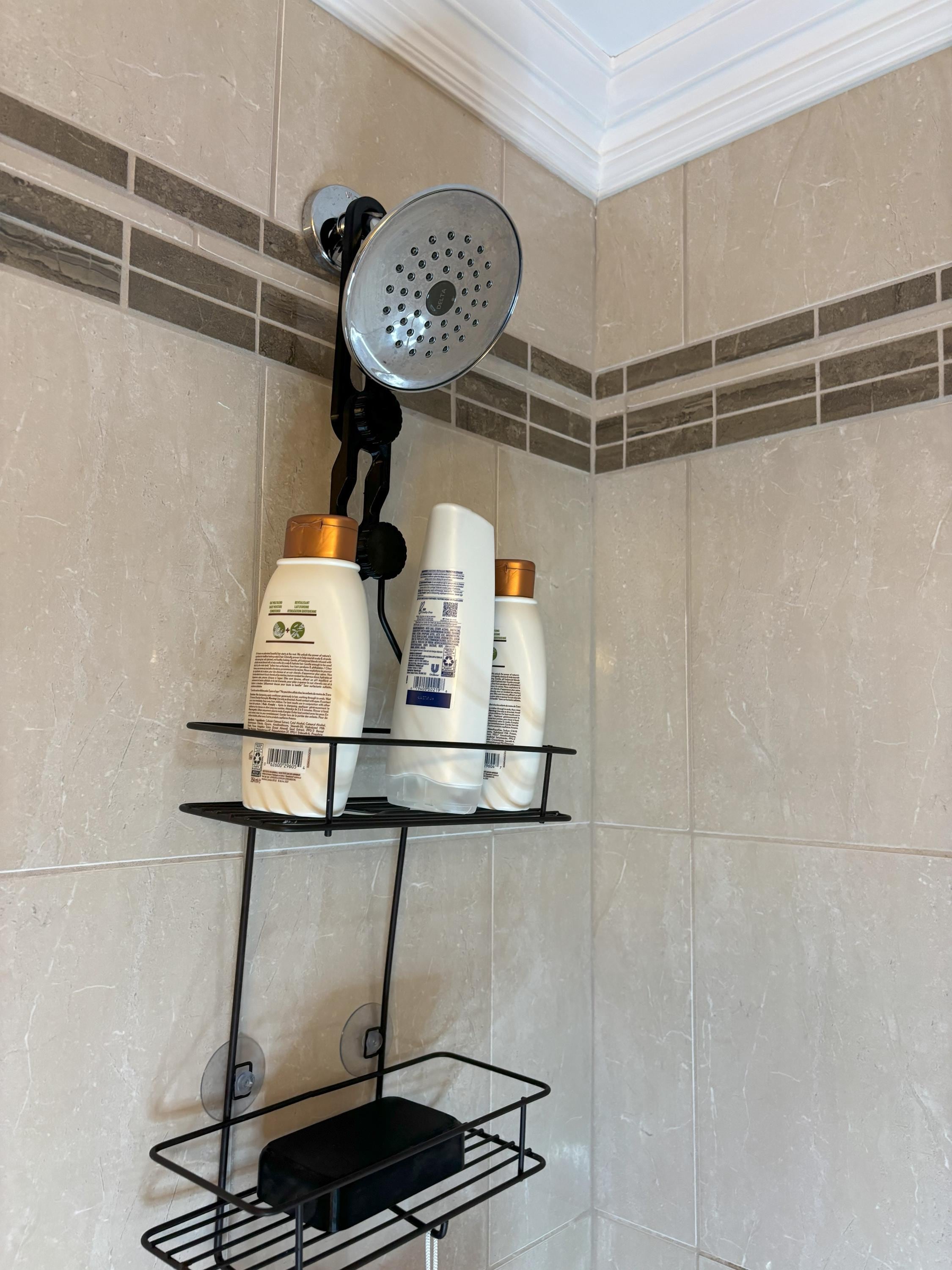 Shower Caddy Extension Hanger with additional 4.5in Extender