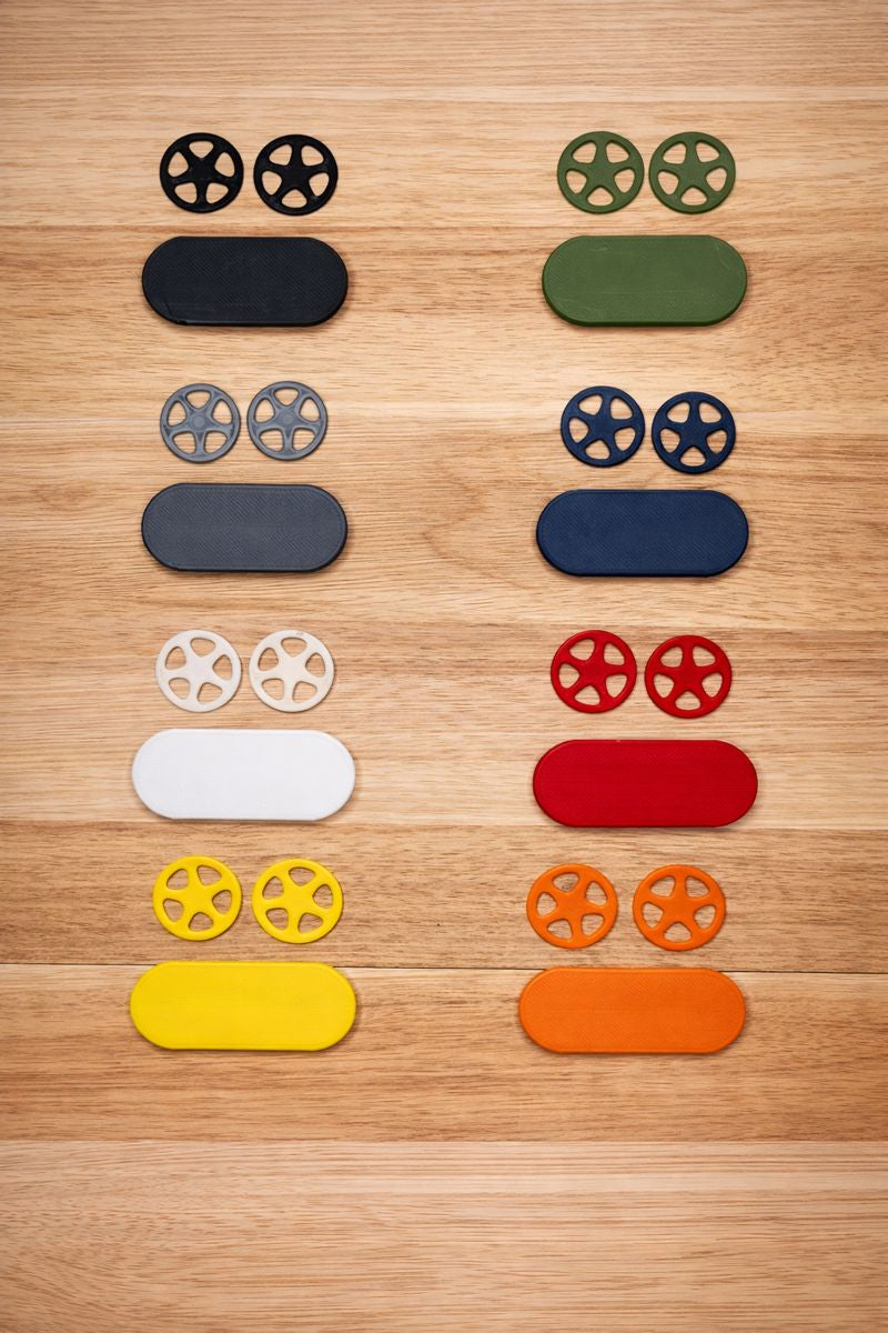 Adjustable speaker sample  trim package color swatch