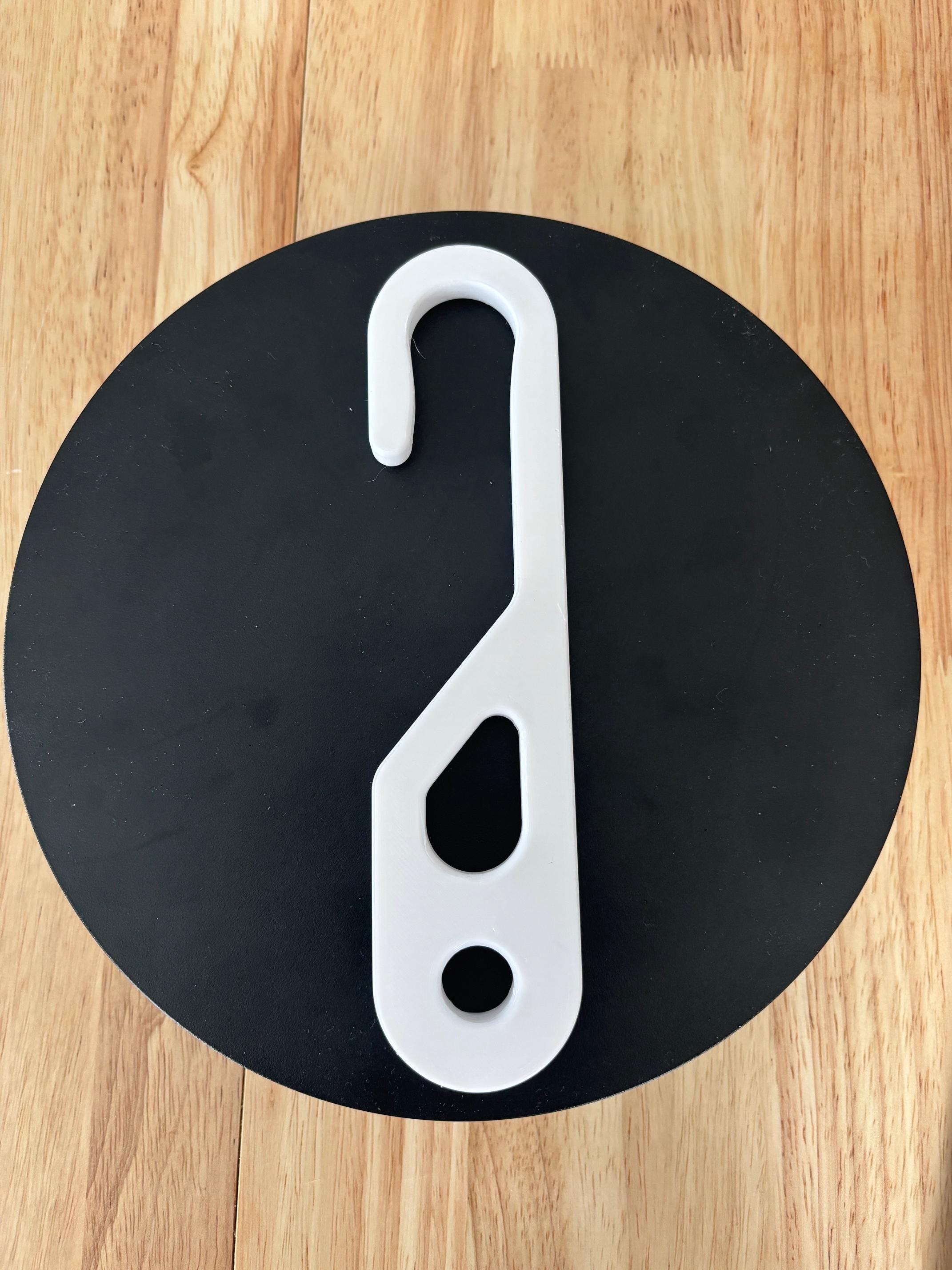 Shower Caddy Extension Hanger : Extra Large Hook for Shower Curtain rod -1 inch open hook